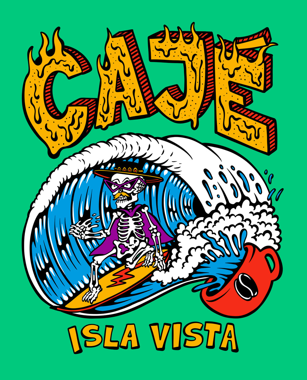 Coffee cup surfer - Sweatshirt