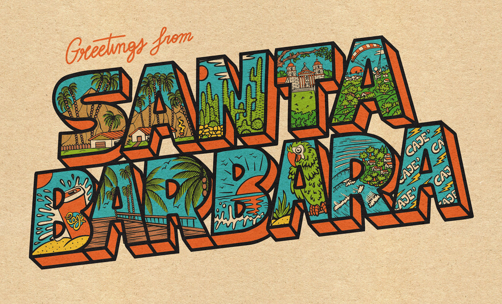 Greetings from Santa Barbara - Sweatshirt