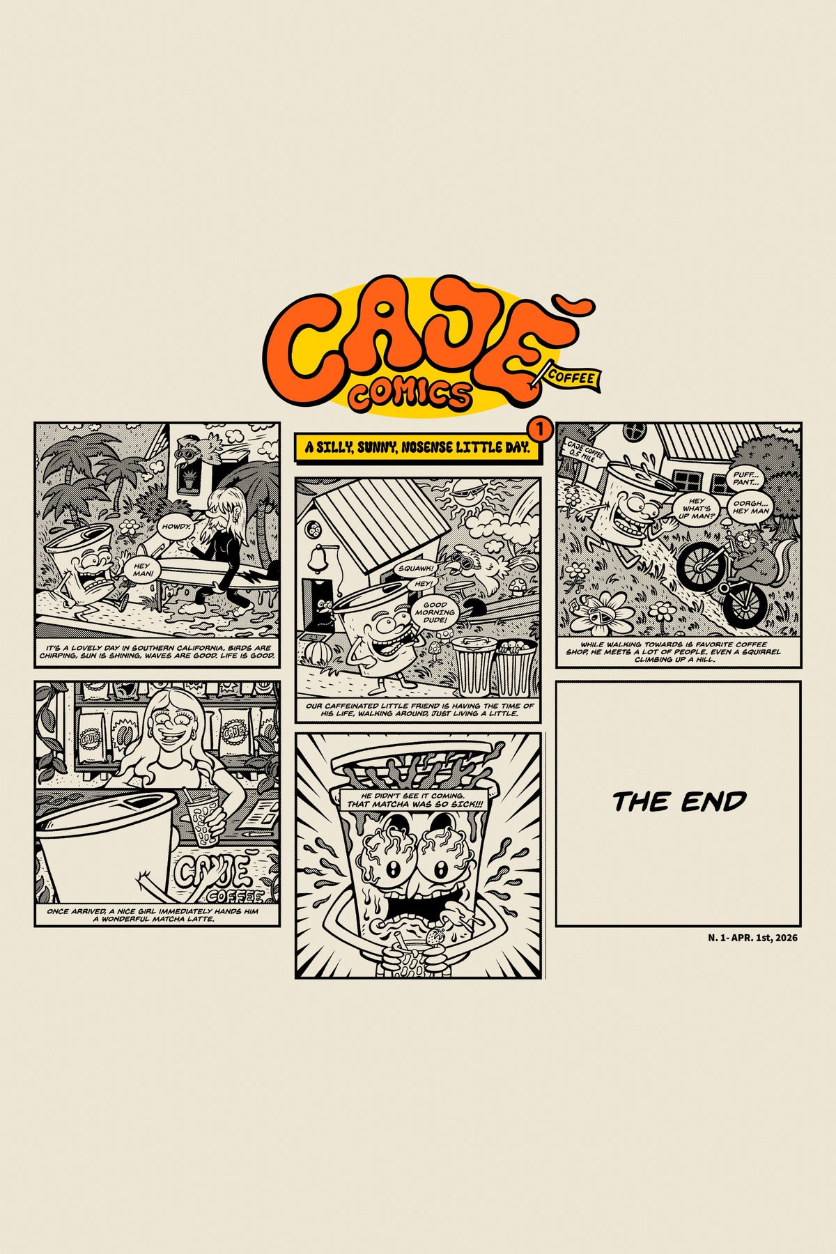 Cajé Comics #1 - Graphic close-up