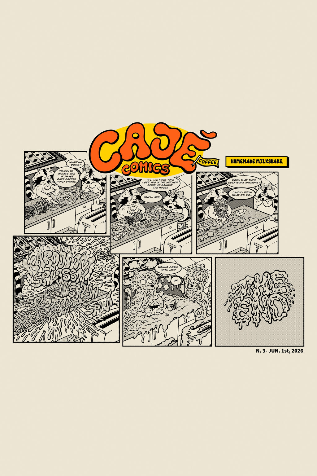 Cajé Comics #3 - Graphic close-up