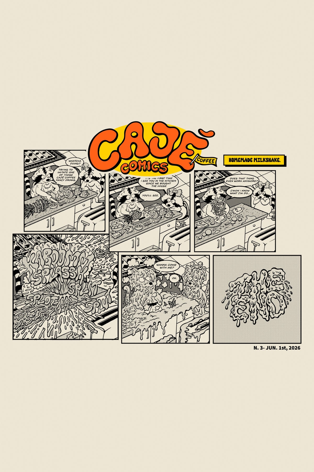 Cajé Comics #3 - Graphic close-up
