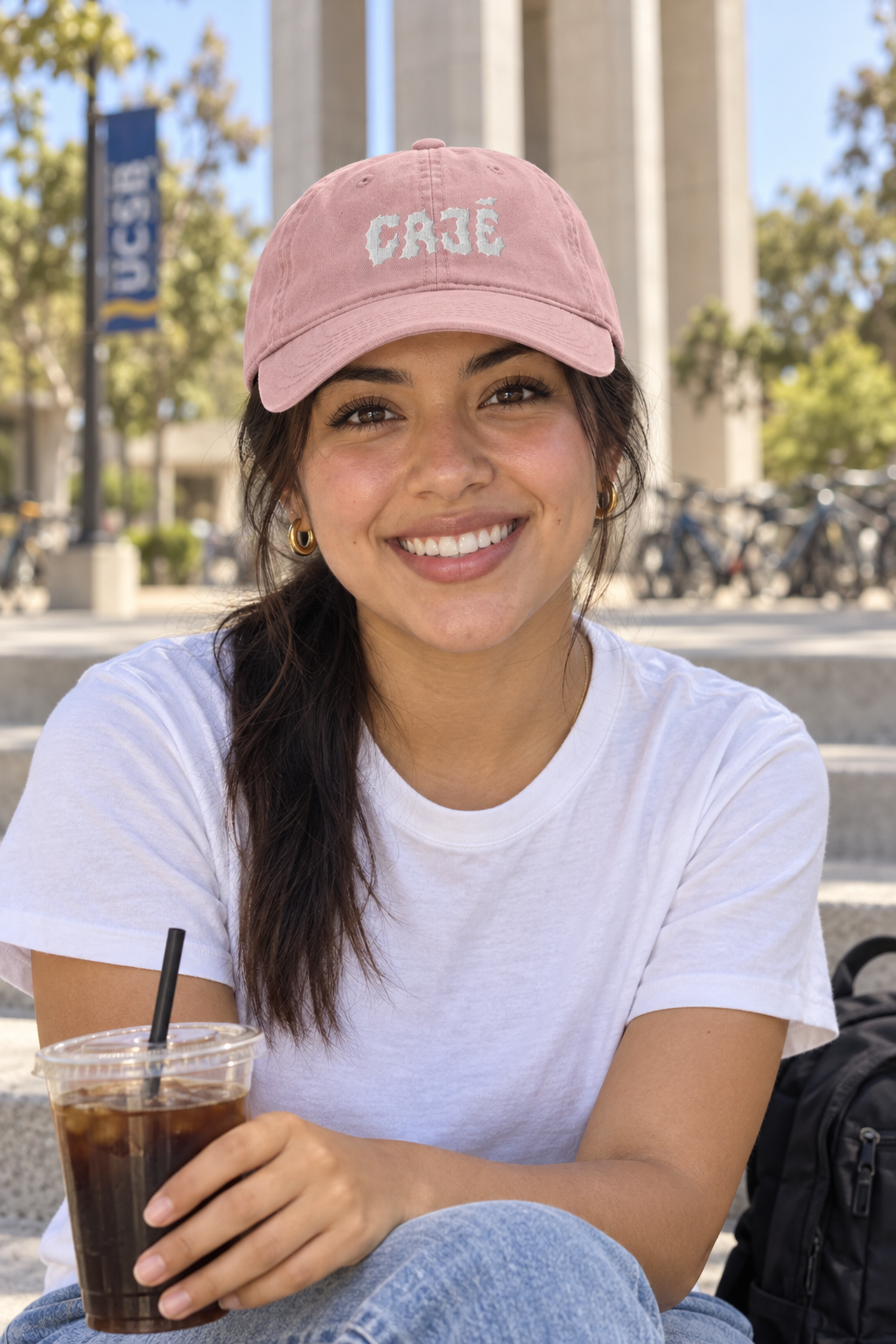 Cajé Dad Hat - Dusty Rose - lifestyle