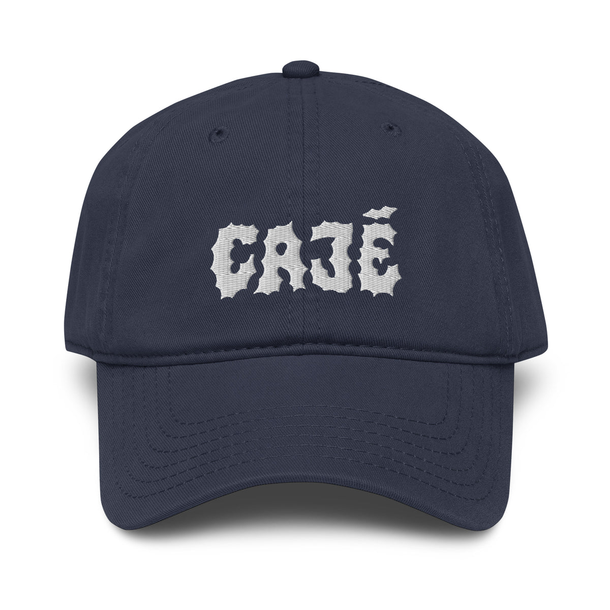 Cajé Dad Hat - Navy (front)