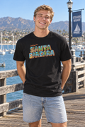 Greetings from Santa Barbara T-Shirt - Black