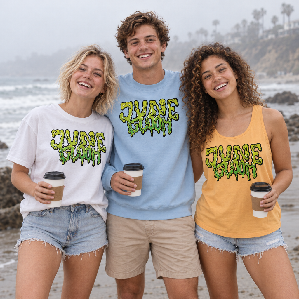 June Gloom - Group (T-Shirt, Crewneck Sweatshirt and Tank Top)