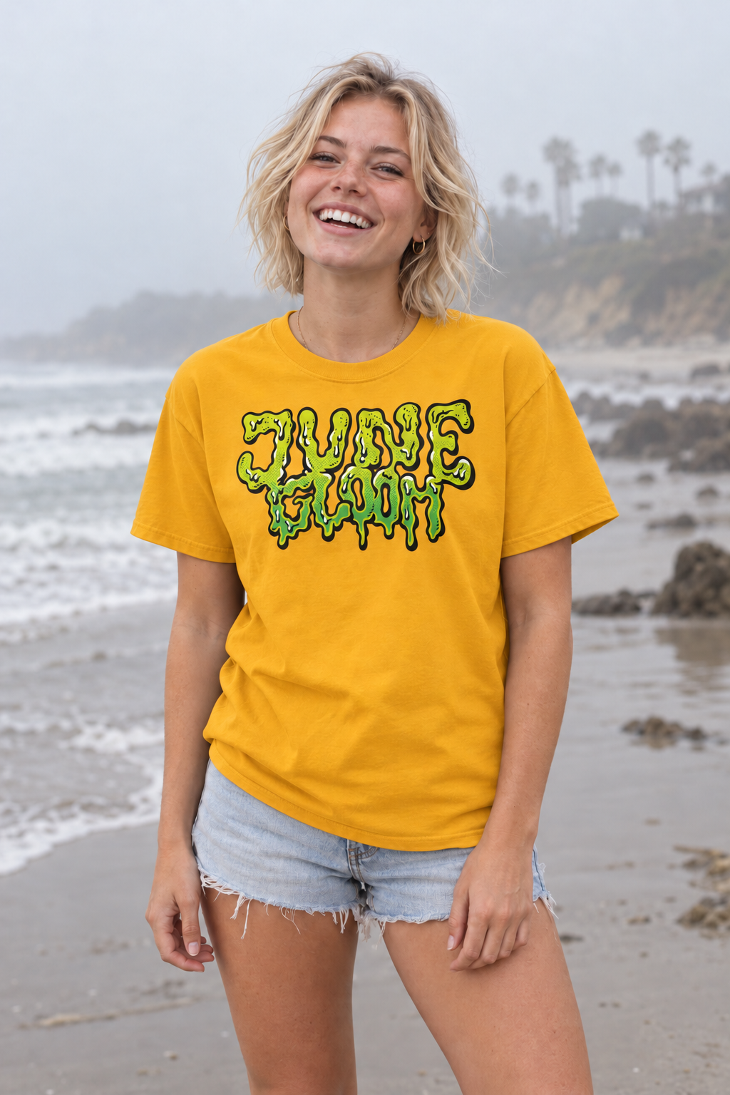 June Gloom T-Shirt - Gold
