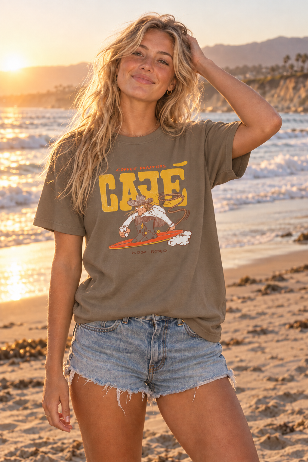 Kook Rodeo T-Shirt - Brown Savana