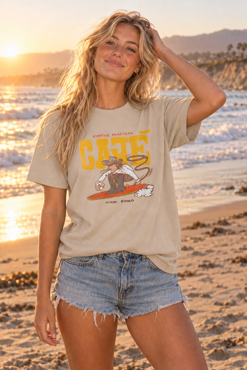 Kook Rodeo T-Shirt - Sand