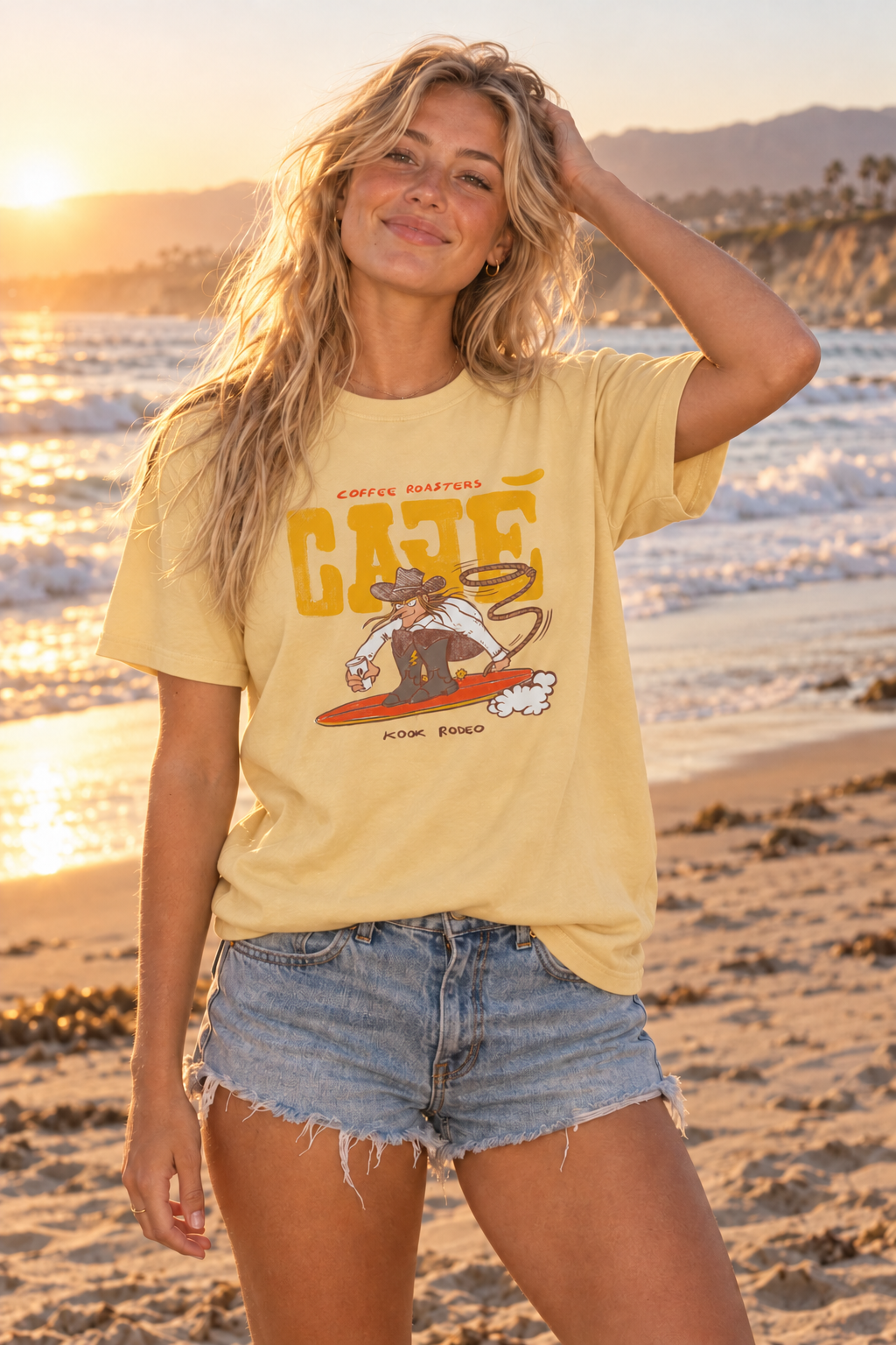 Kook Rodeo T-Shirt - Yellow Haze