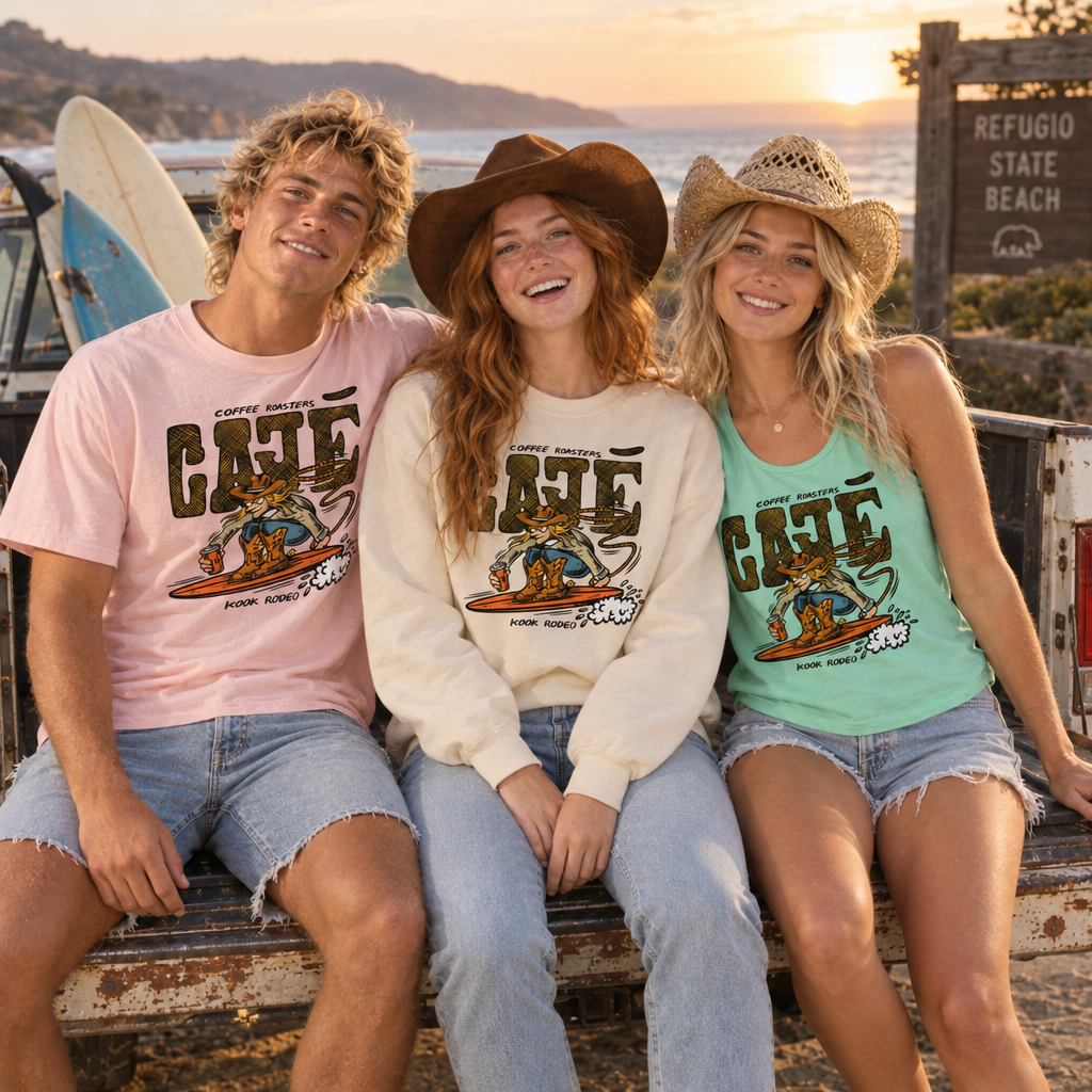 Kook Rodeo V2 - Group (T-Shirt, Crewneck Sweatshirt and Tank Top)