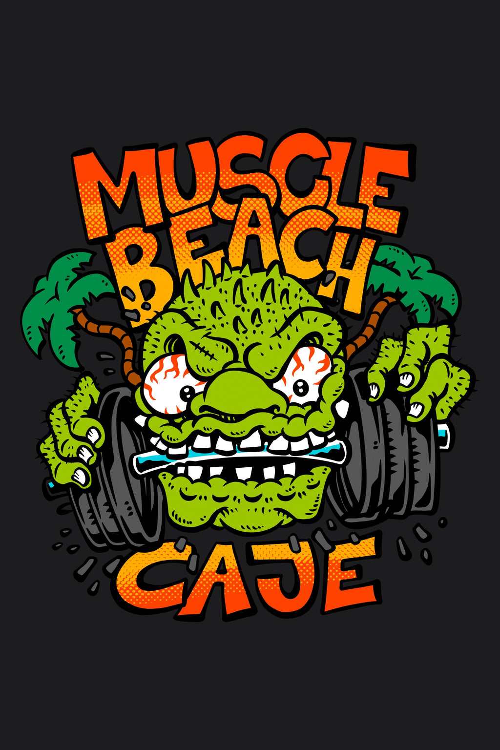 Muscle Beach - Graphic close-up