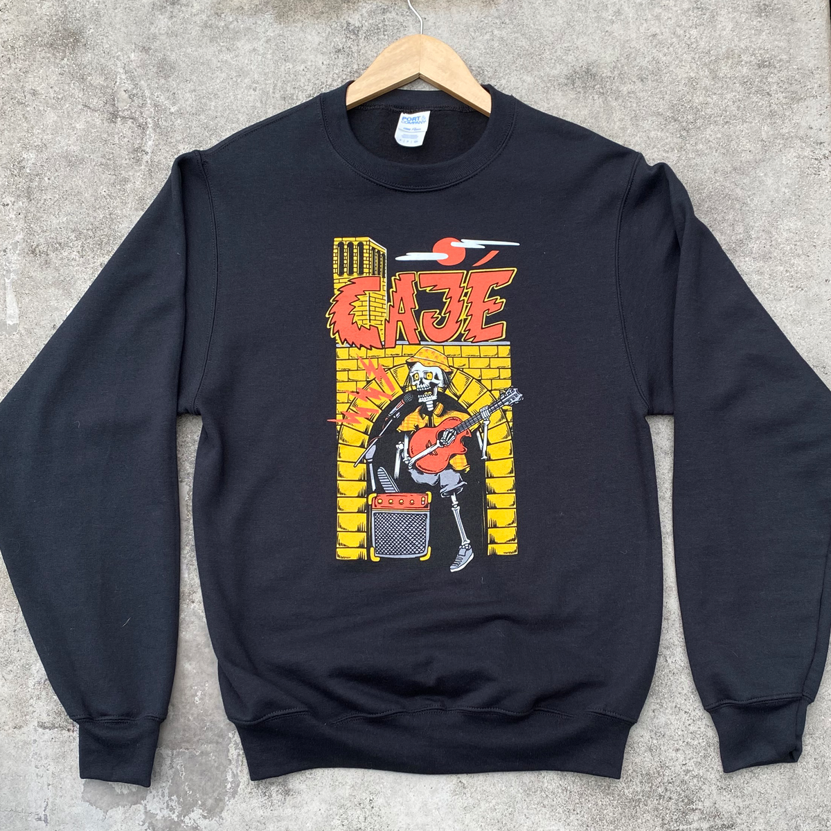 Black Pullover Crewneck Sweatshirt